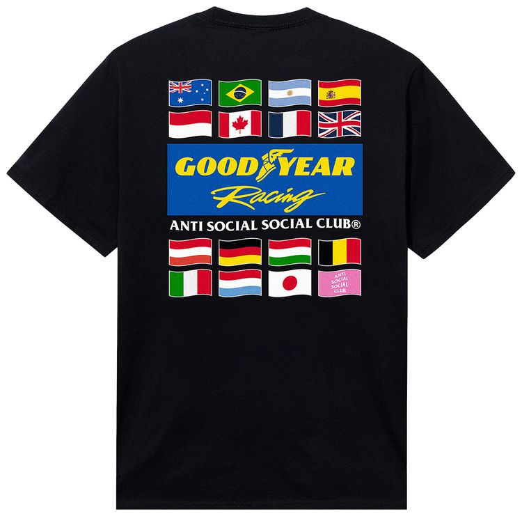 Anti Social Social Club x Goodyear Catch The Feeling Tee Black