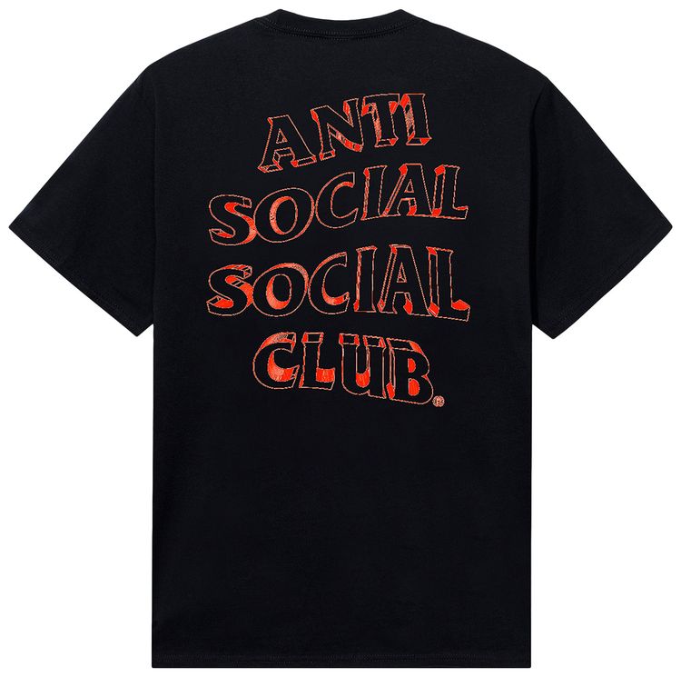 Anti Social Social Club 3D Mind Games Tee Black