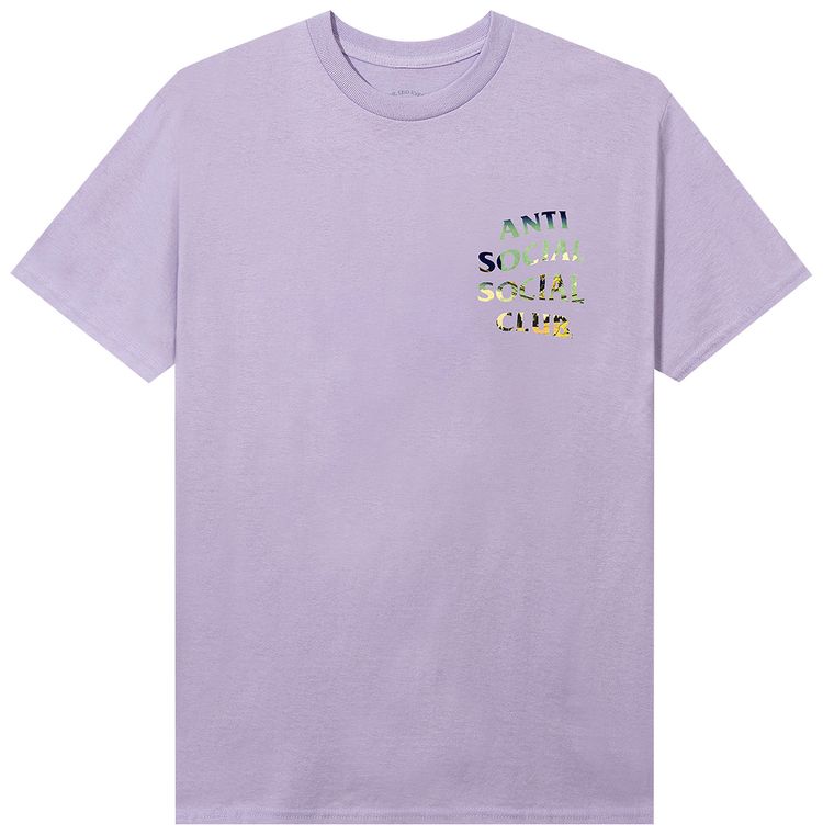 Anti Social Social Club Suspension Bridge Tee Purple