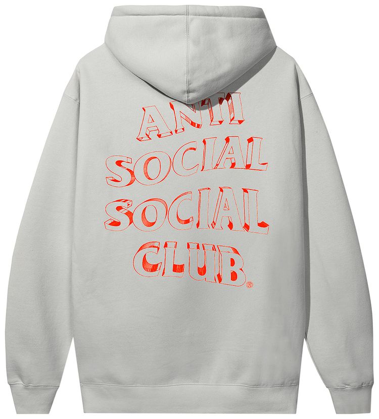 Anti Social Social Club 3D Mind Games Hoodie Smoke