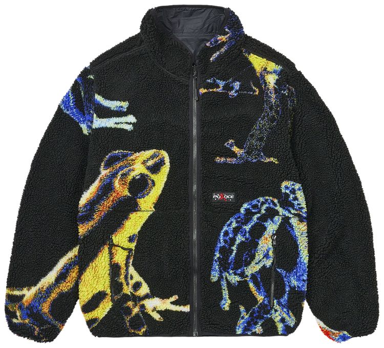 Palace Frogger Reversible Fleece Black