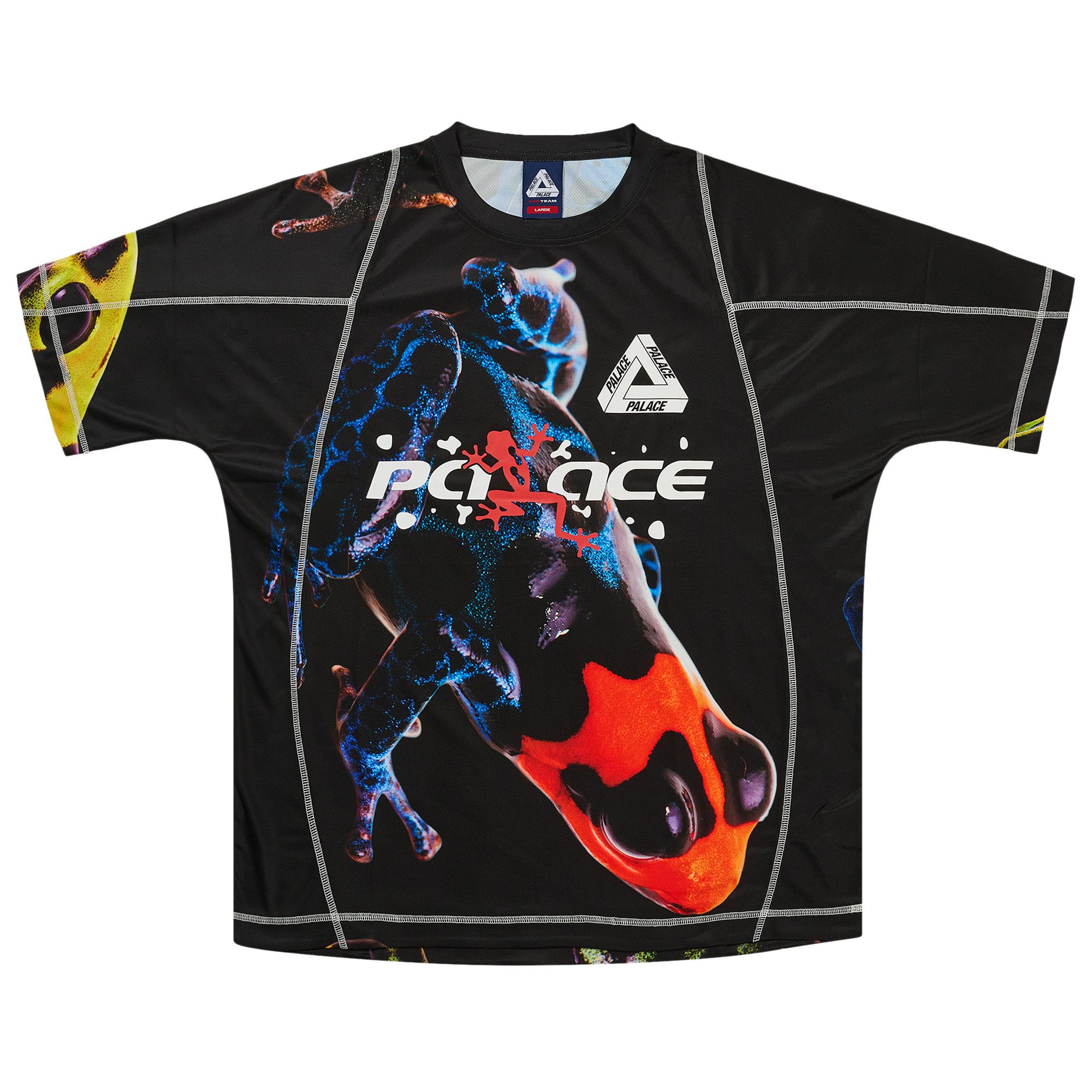 トップス PALACE FROGGER TECH JERSEY BLACK FROG Buy Palace Frogger Tech Jersey 'Black Frog' - P29ES036 | GOAT