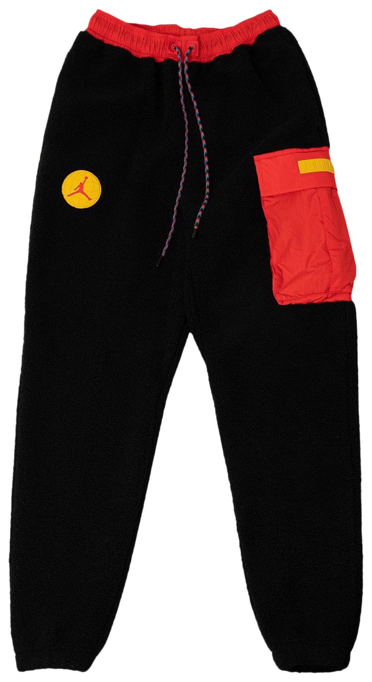 Air Jordan Essential Mountainside Statement Fleece Sherpa Pants Black