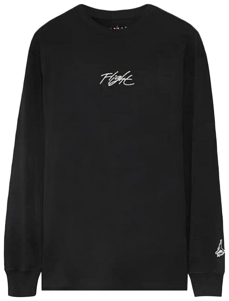 Air Jordan Flight Essentials Long Sleeve Tee Black