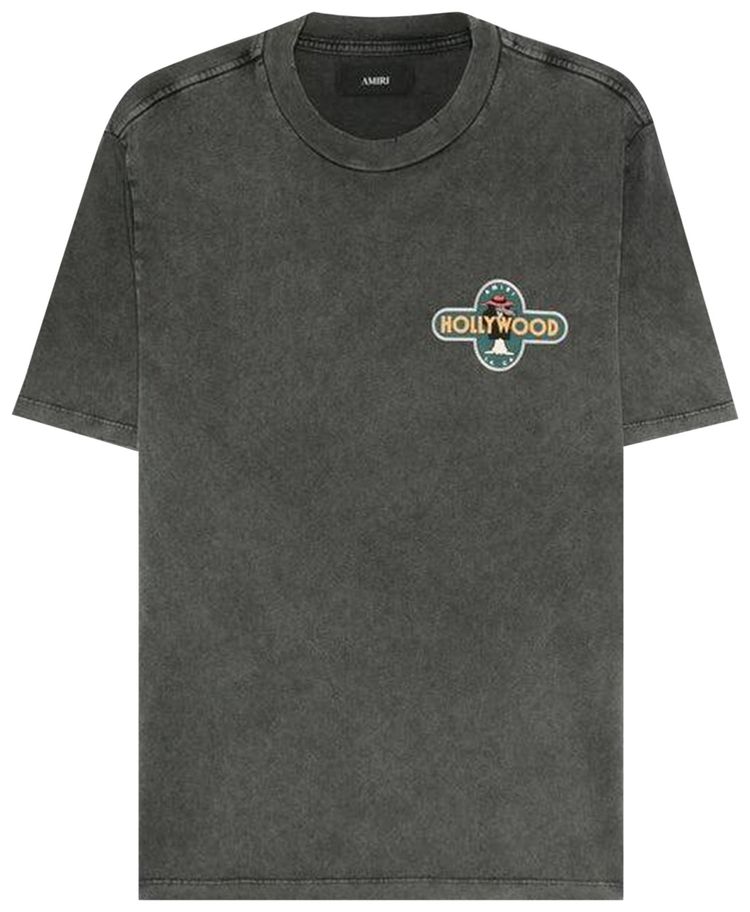 Amiri Hollywood Wolf Tee Black
