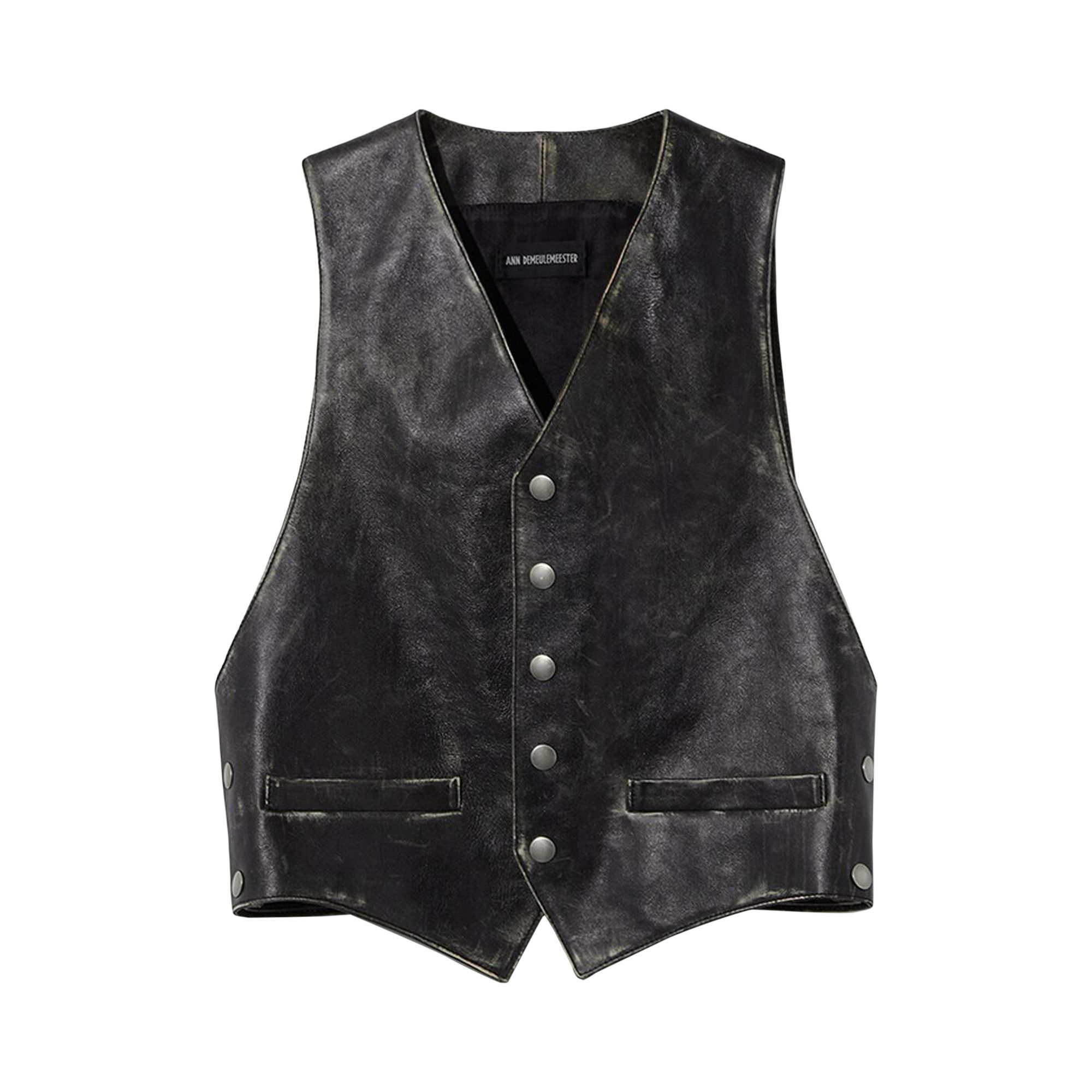 Buy Ann Demeulemeester Albien Classic Waistcoat 'Black/Nude