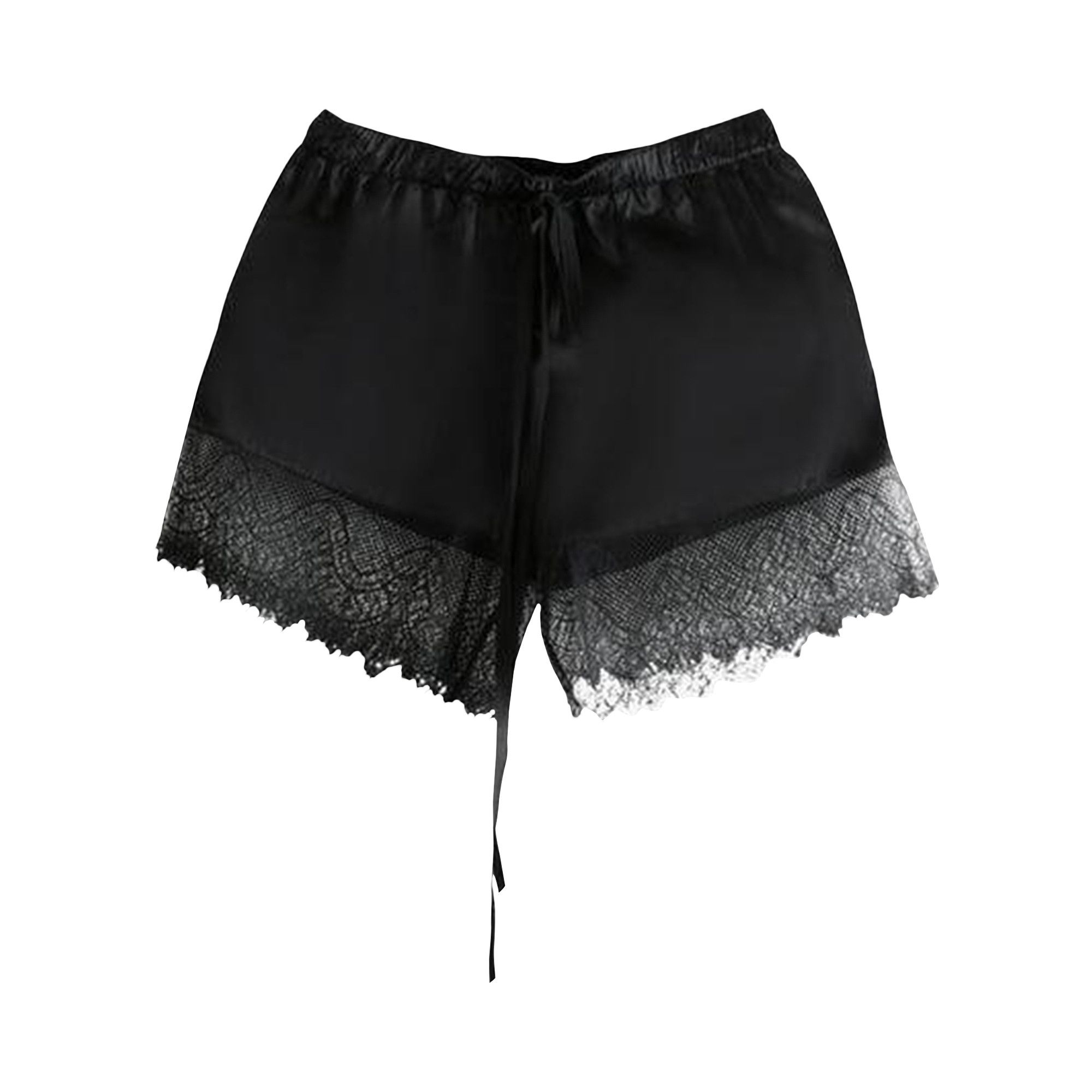 Buy Ann Demeulemeester Vere Micro Boxer With Lace Short 'Black