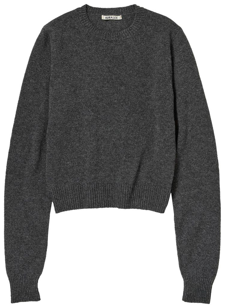 Auralee Light Cashmere Knitwear Charcoal