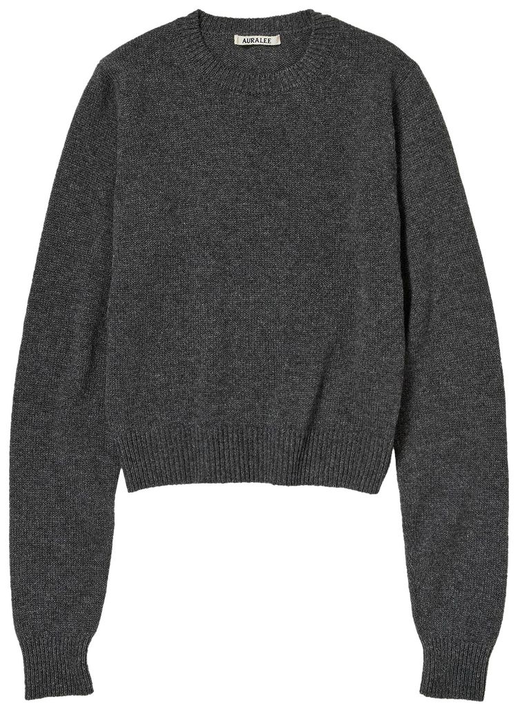 Auralee Light Cashmere Knitwear Charcoal