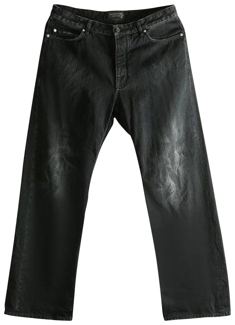 Balenciaga Relaxed Fit Pants Black Fade Out