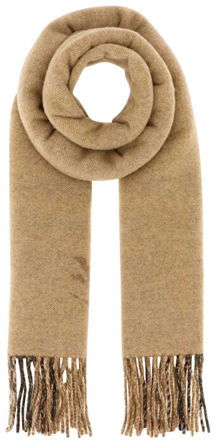 Burberry Ekd To Gc Jacquard Scarf Sand