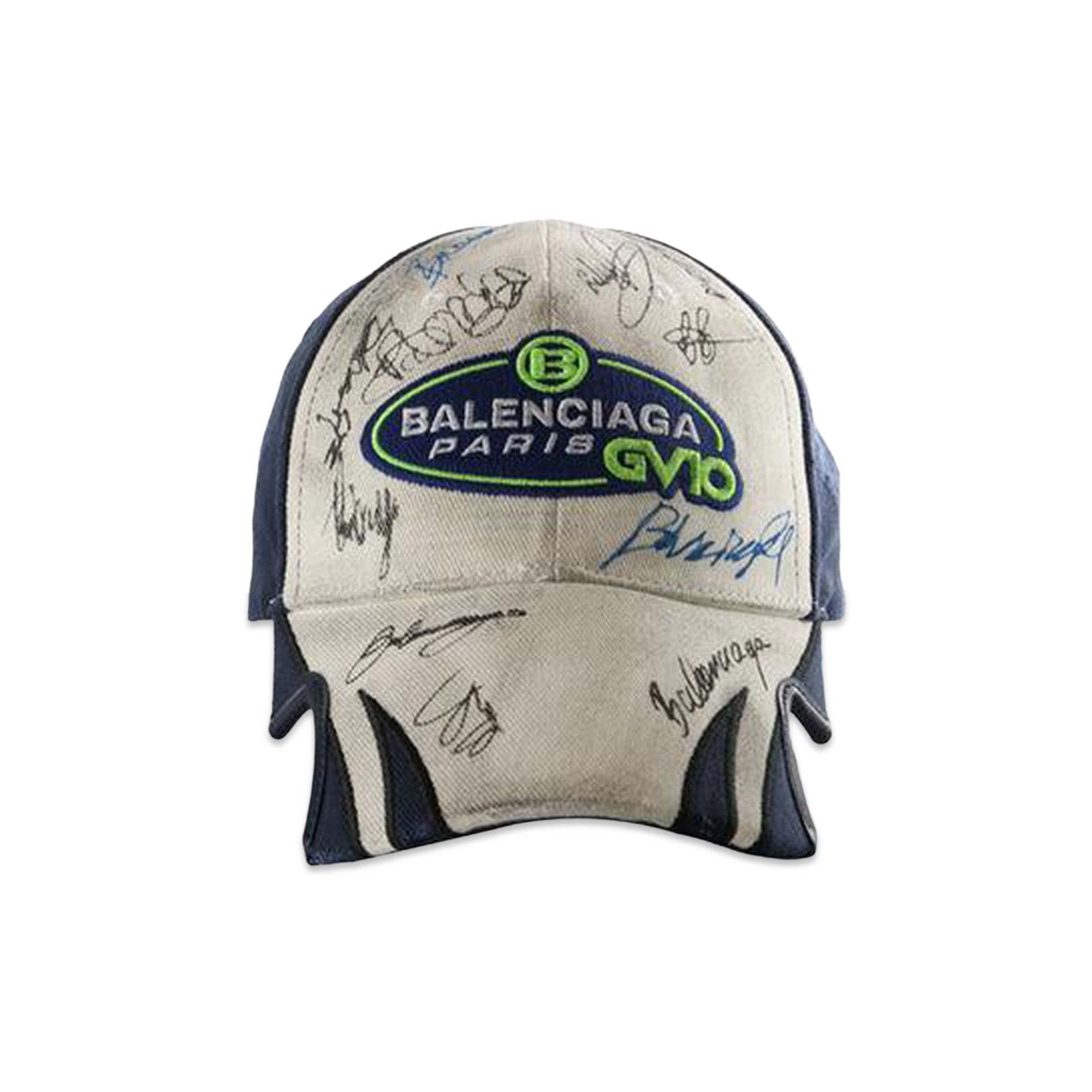 Buy Balenciaga Scribble Cap 'Dirty White/Blue' - 846555 410B2 9168