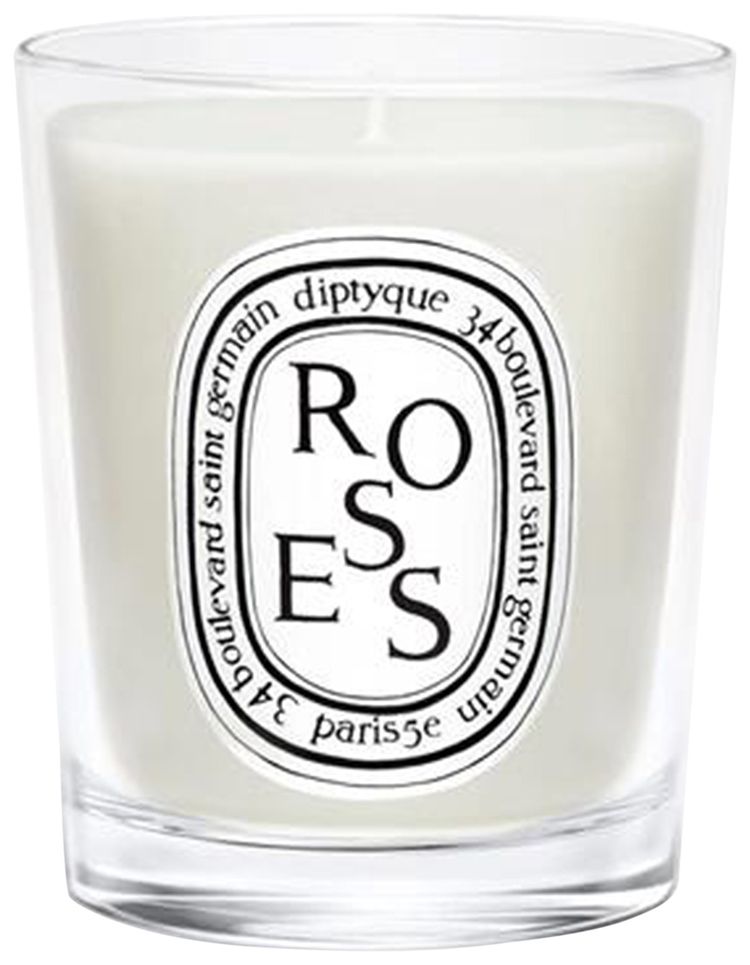 Diptyque Roses Small Candle White