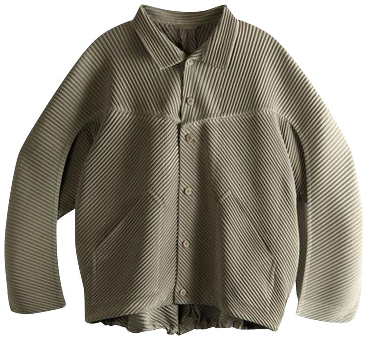 Homme Plisse Issey Miyake Monthly Colors September Blouson Riverside Gray