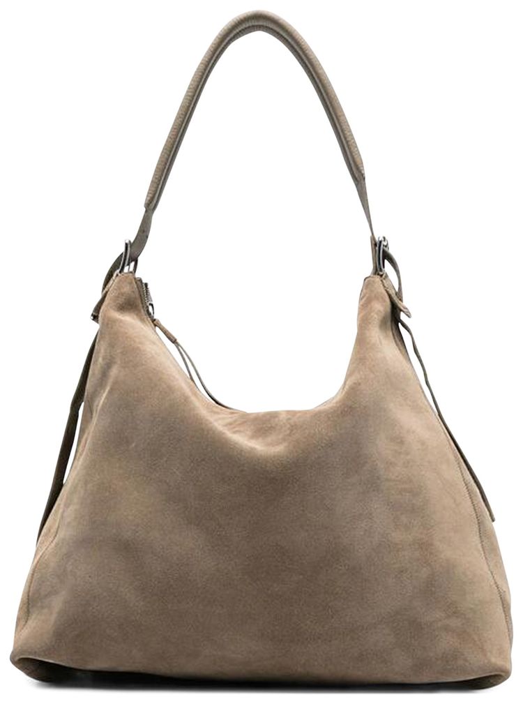 Lemaire Belted Hobo Bag Pebble