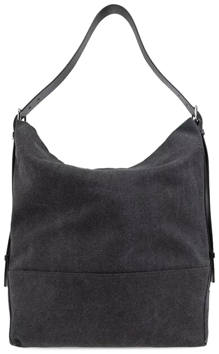 Lemaire Belted Tote Bag Ash Black