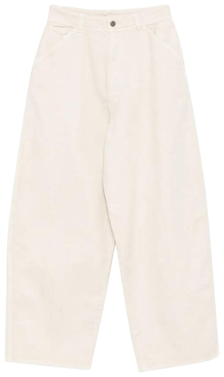 Lemaire Large Pants Denim Snow Clay