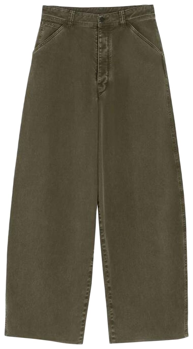 Lemaire Large Pants Moss Gree