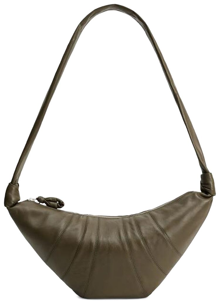 Lemaire Medium Croissant Bag Dark Khaki
