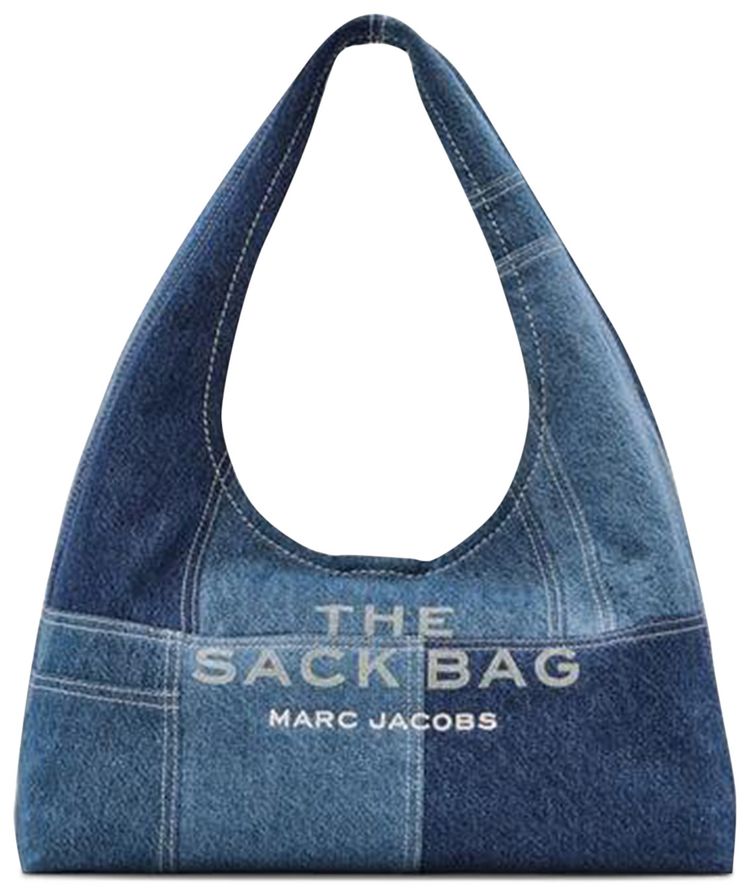 Marc Jacobs The Sack Denim Bag Blue Denim