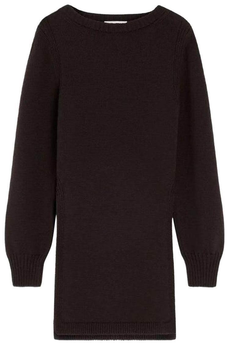 Lemaire Slits Sweater Aubergine