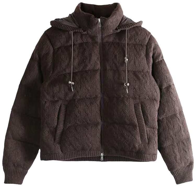 Polo Ralph Lauren Puffer Coat Walnut Brown Melange