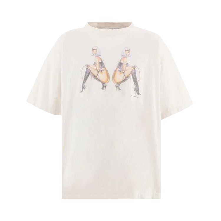 SAINT Mxxxxxx Sorayama Ladies T Shirt White