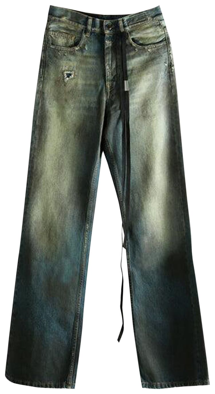 Ann Demeulemeester Genoveva 5 Pockets Bootcut Trousers Vintage Blue