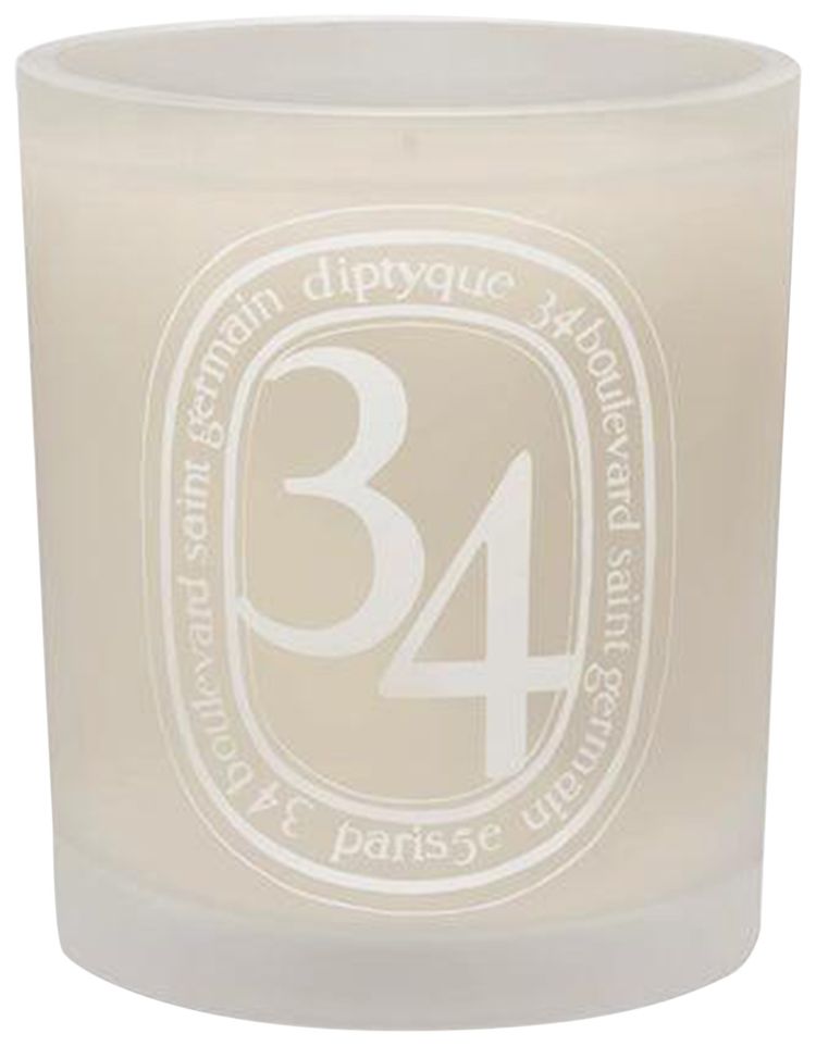 Diptyque 34 Boulevard Saint Germain Medium Candle White