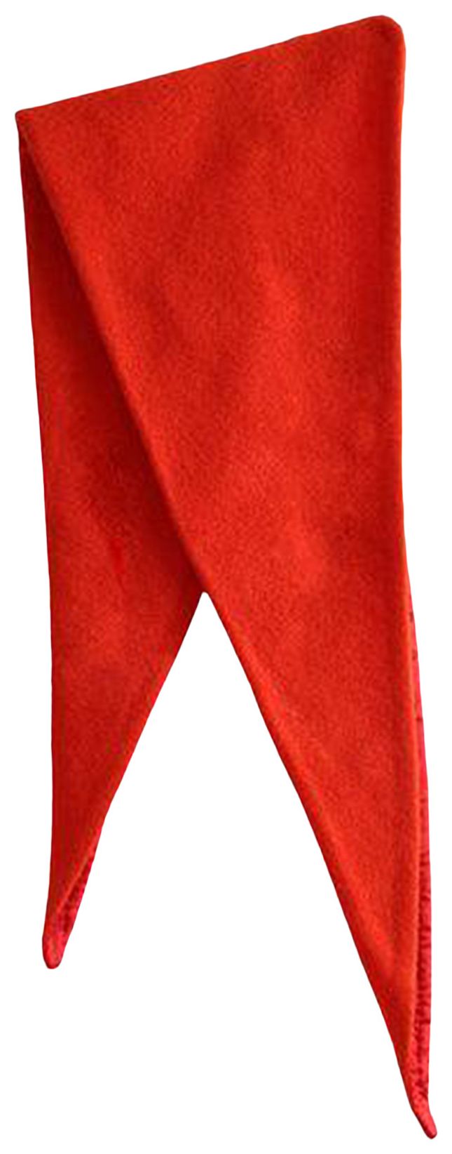 RIER Losange Mini Fleece Scarf Orange Fleece Orange