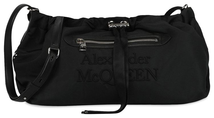 Alexander McQueen The Bundle Medium Shoulder Bag Black