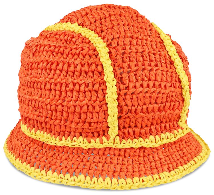 Gucci Raffia Logo Bucket Hat Multi