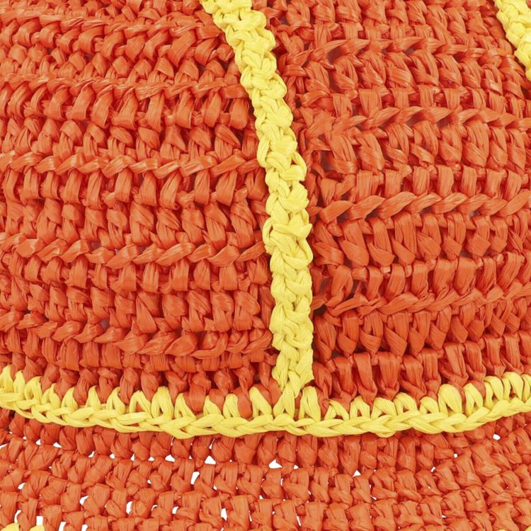 Gucci Raffia Logo Bucket Hat Multi