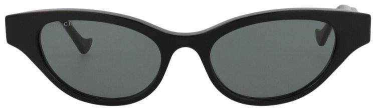 Gucci Cat Eye Frame Recycled Acetate Sunglasses Black Grey