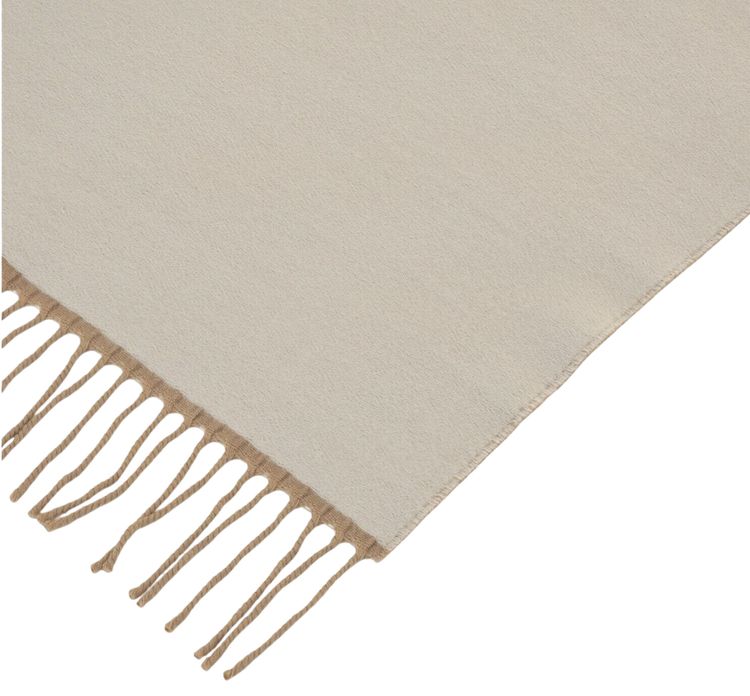 Givenchy 4G Reversible Wool Scarf Beige White