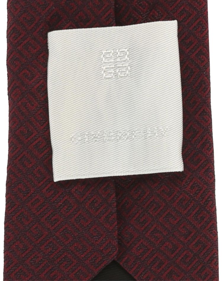 Givenchy 4G Silk Tie Oxblood Red