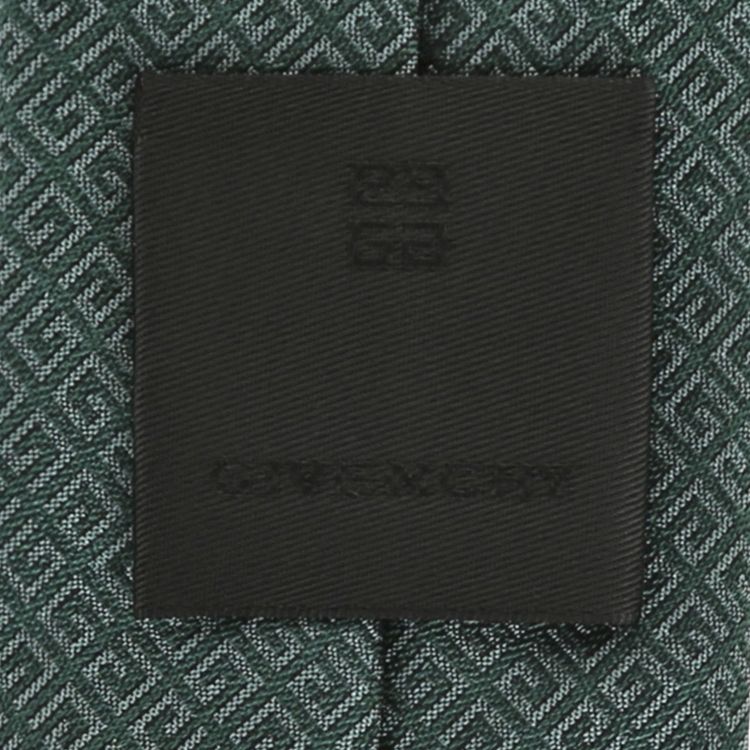 Givenchy 4G Silk Tie Dark Green