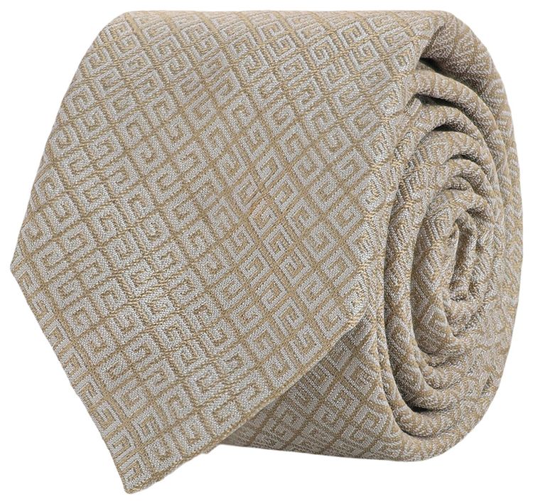 Givenchy 4G Silk Tie Beige