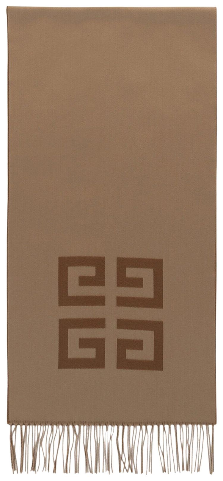 Givenchy 4G Reversible Wool Scarf Beige