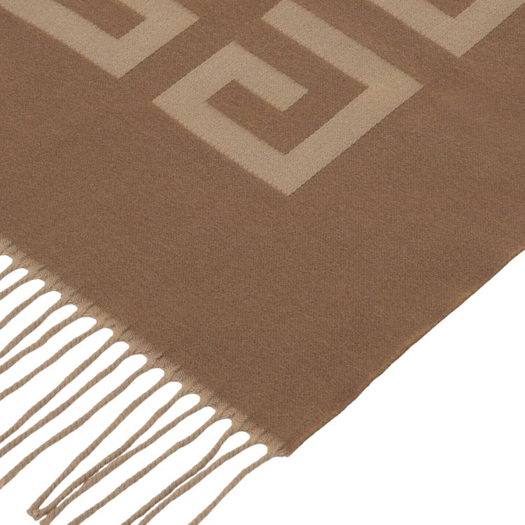 Givenchy 4G Reversible Wool Scarf Beige
