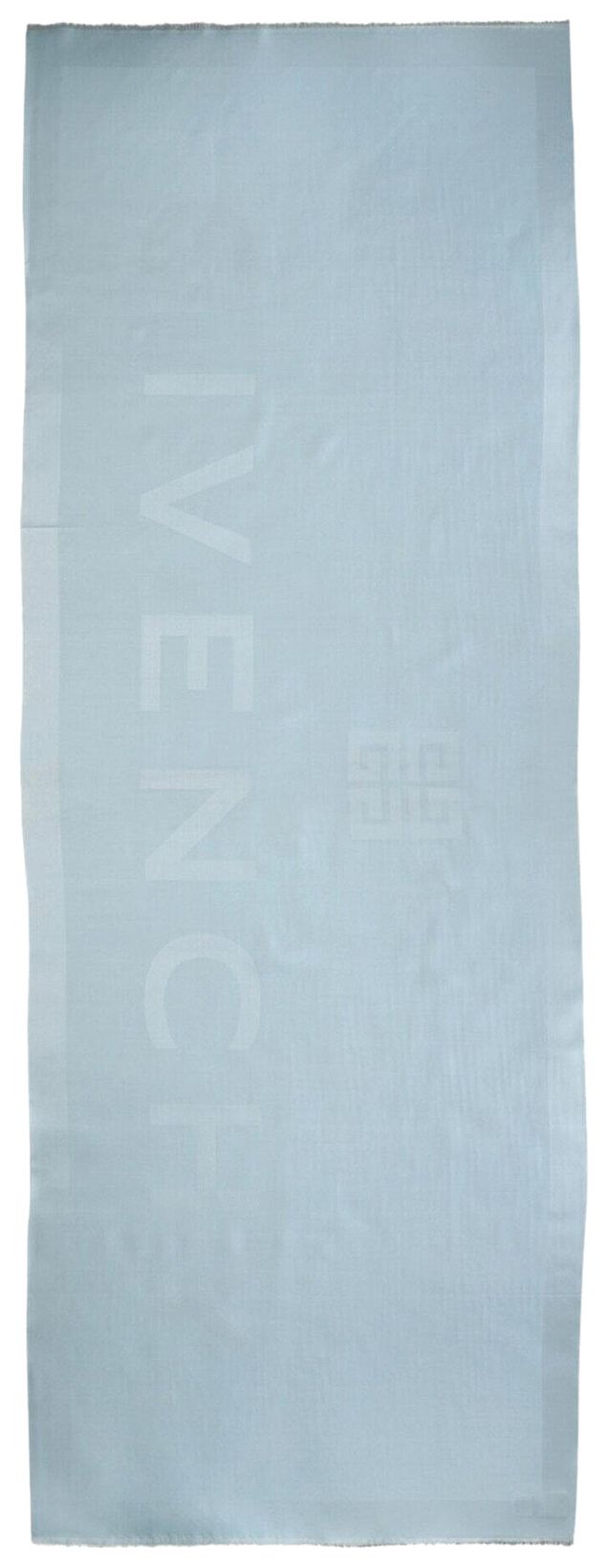Givenchy 4G Oblong Wool Scarf Ice Blue