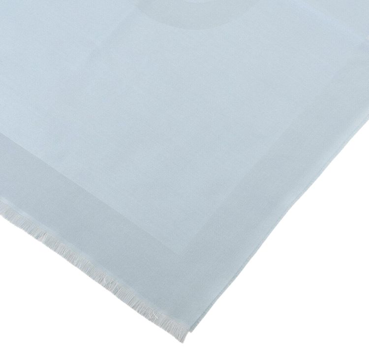 Givenchy 4G Oblong Wool Scarf Ice Blue