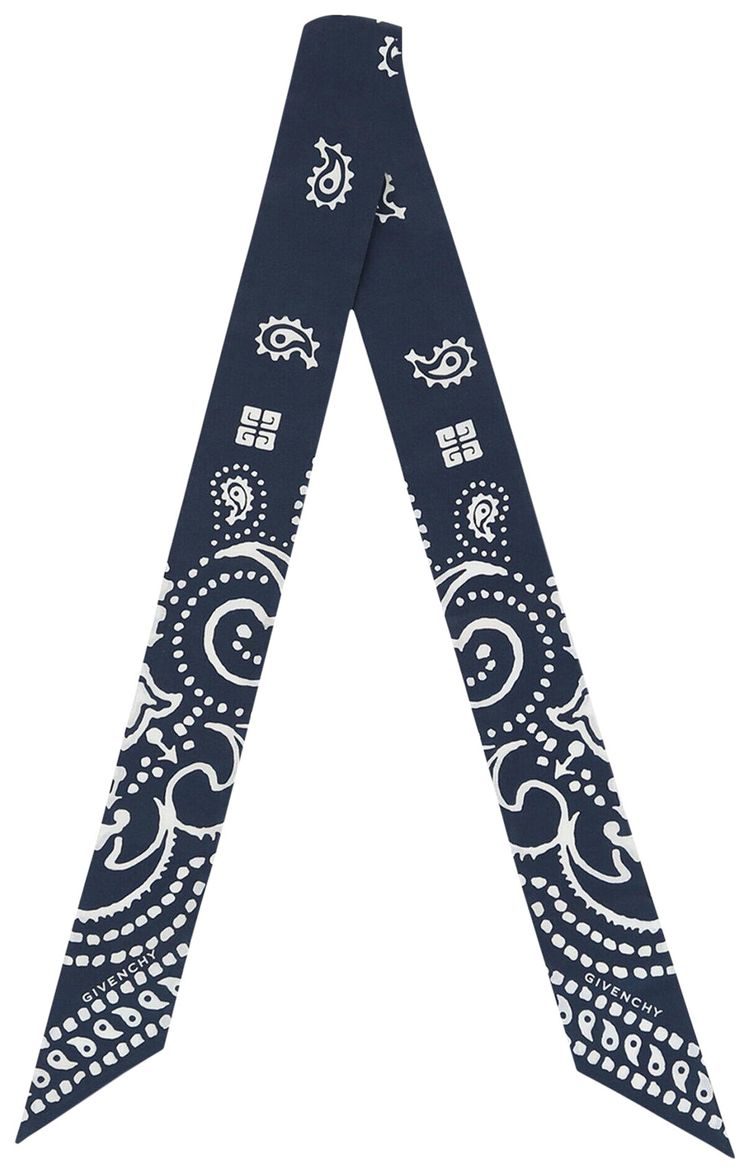Givenchy Bandana Print Bandeau Navy White