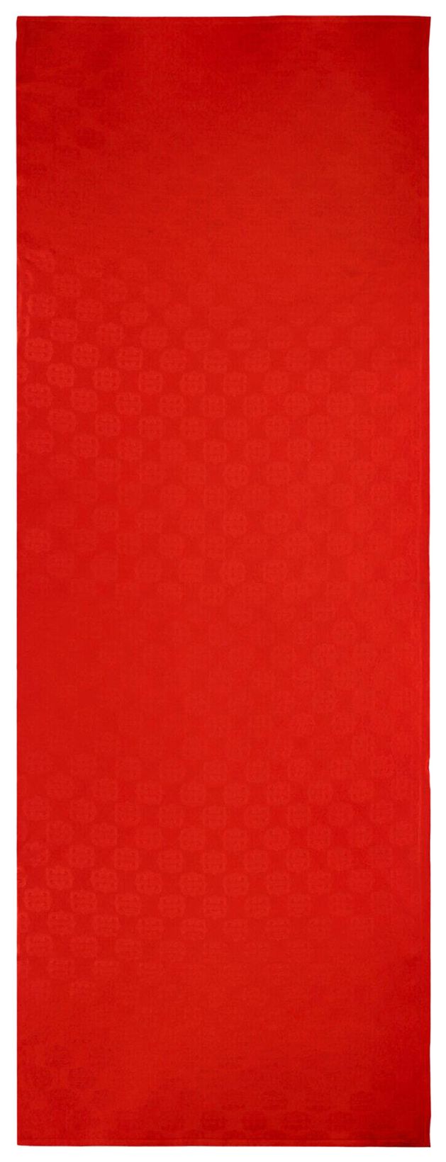 Givenchy 4G Baroque Jacquard Silk Scarf Vermilion