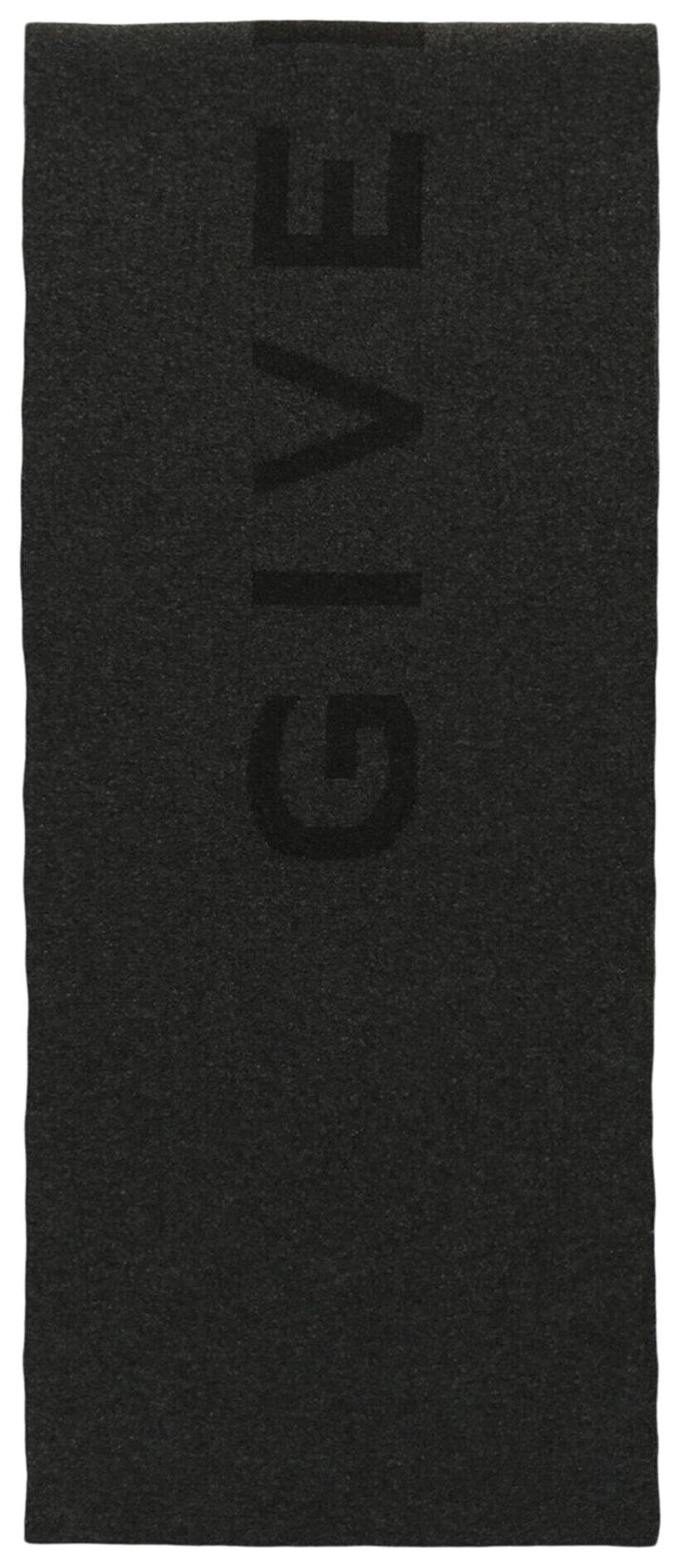 Givenchy 4G Logo Reversible Wool Scarf Grey Multi