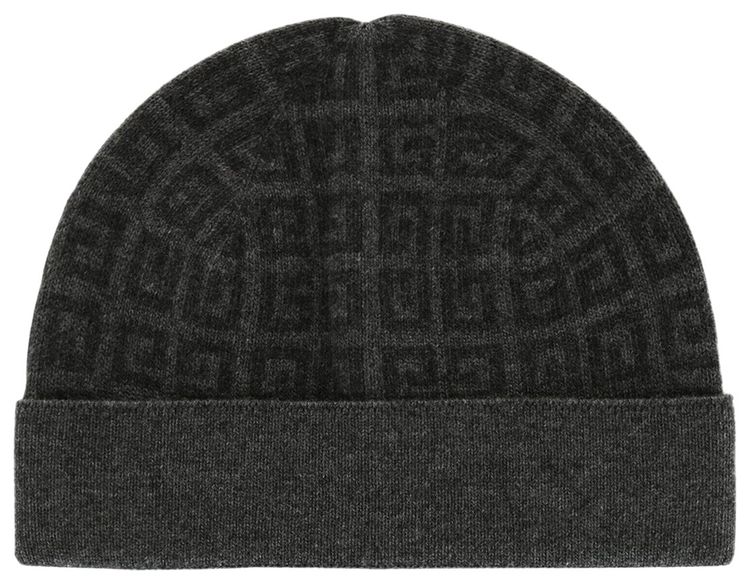 Givenchy Knit Double Face Beanie Grey Multi