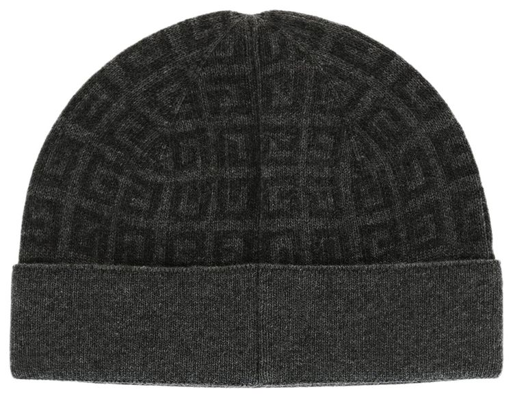Givenchy Knit Double Face Beanie Grey Multi