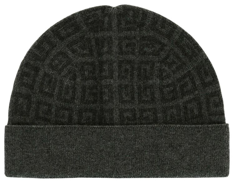 Givenchy Knit Double Face Beanie Grey Multi