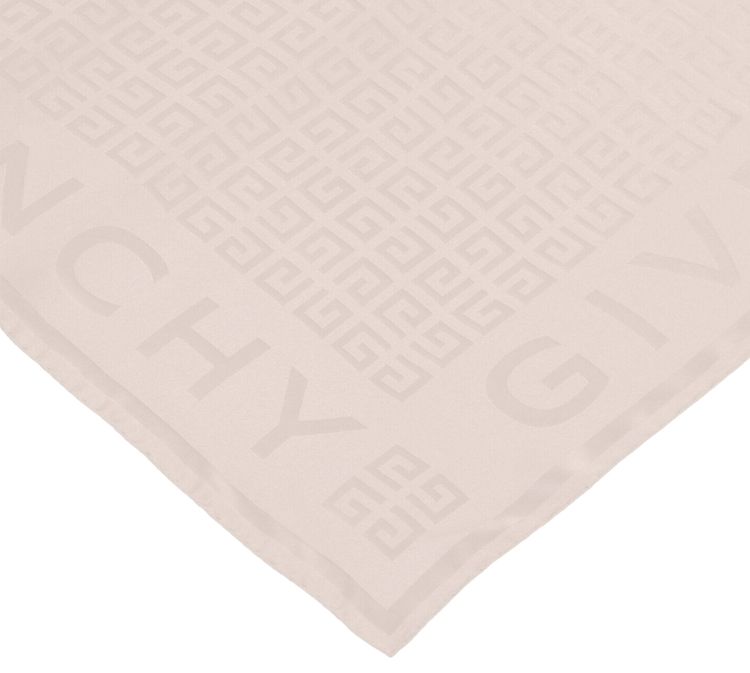 Givenchy 4G Monogram Oblong Silk Scarf Skin