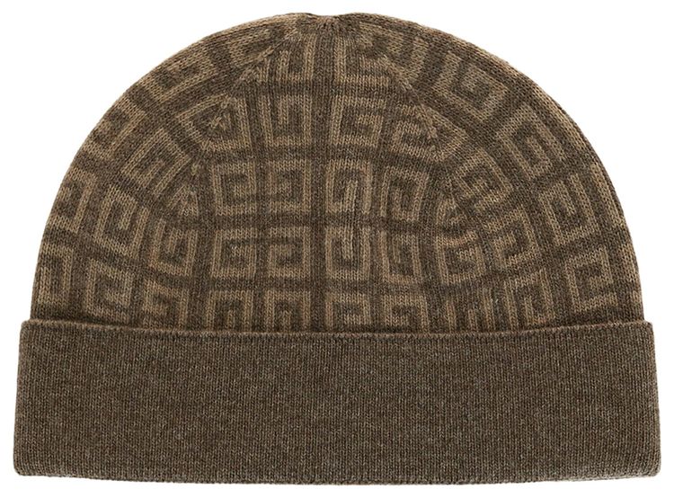 Givenchy Knit Double Face Beanie Dark Beige